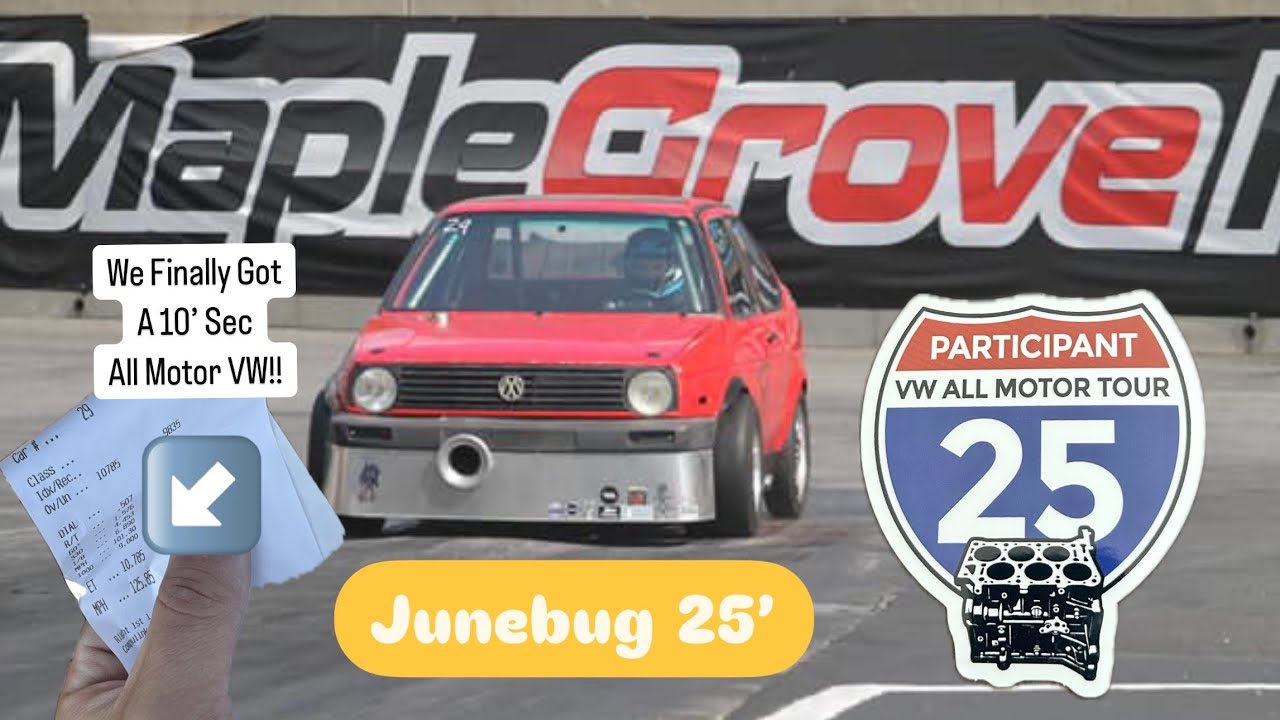 FINALLY MK2 ALL VR6 MOTOR GETS A 10 SEC PASS
