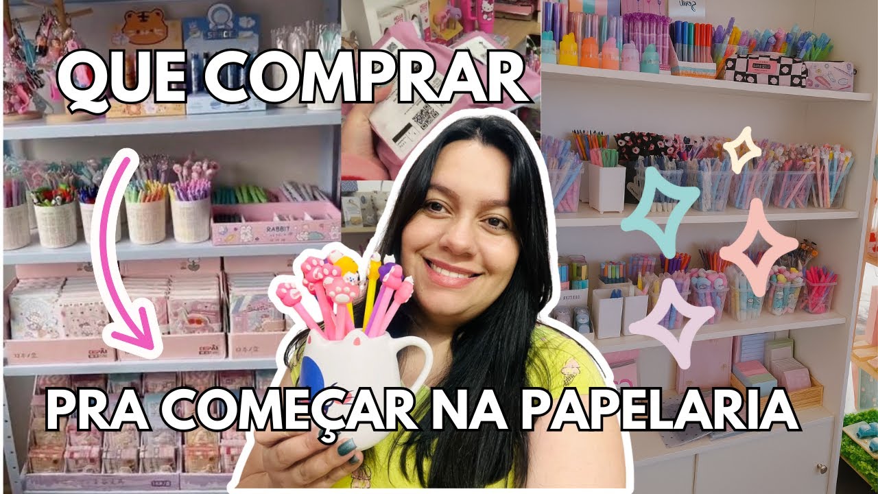 Lista Real! O Que Comprar com Pouco Dinheiro Pra Montar Sua Papelaria Online +Muitas Dicas