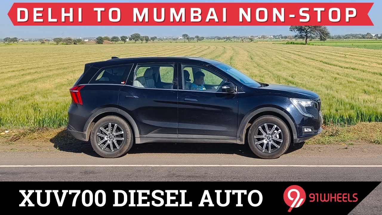 Delhi to Mumbai Road Trip In Mahindra XUV700 Diesel Automatic || Non Stop Marathon On 1400km Route