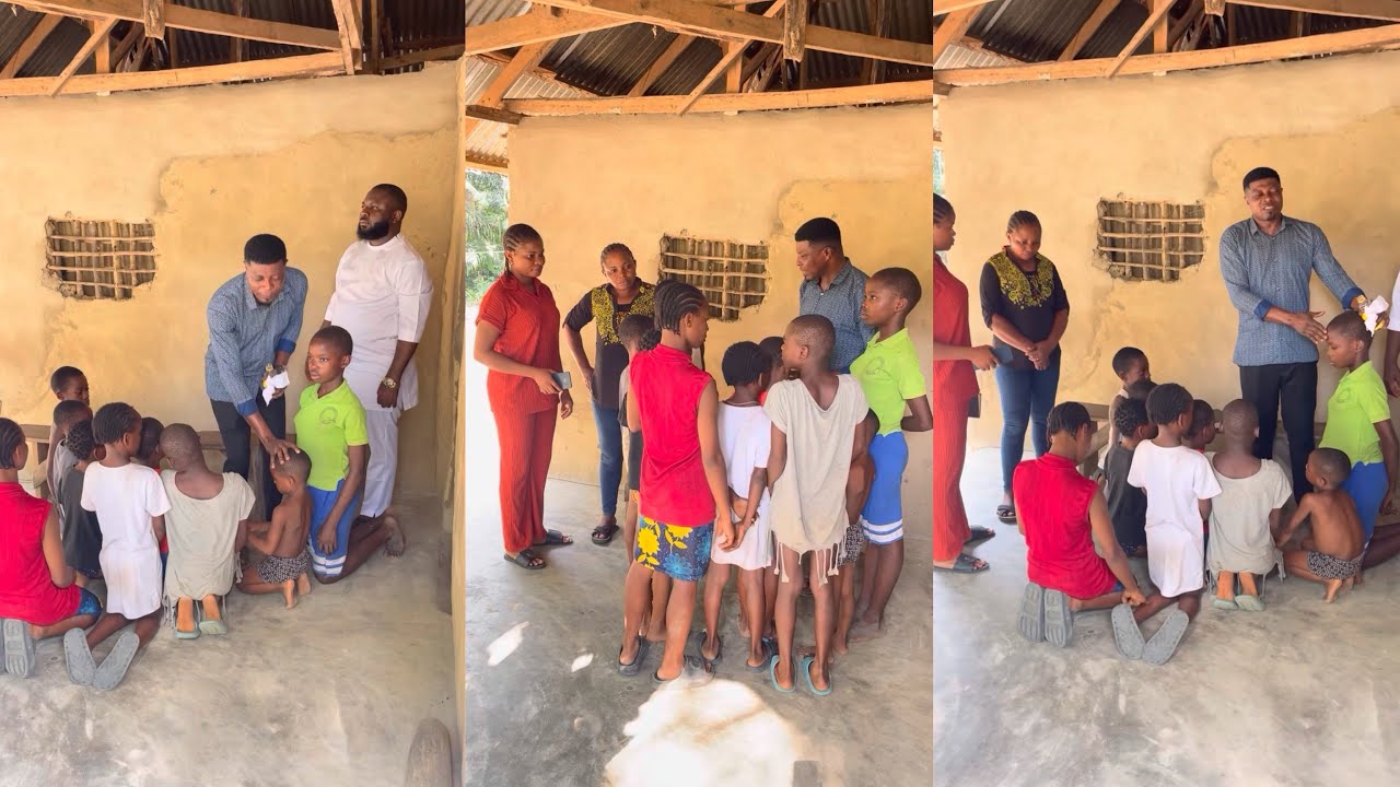 Unbelievable thing that happened as PASTOR HENRY prayed for the children that came to visit him 