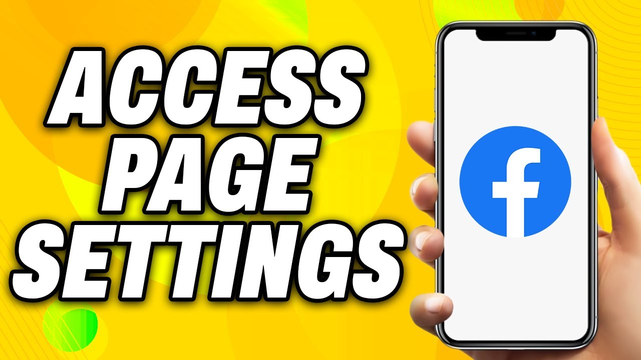 How To Access Page Settings on Facebook - Quick Fix