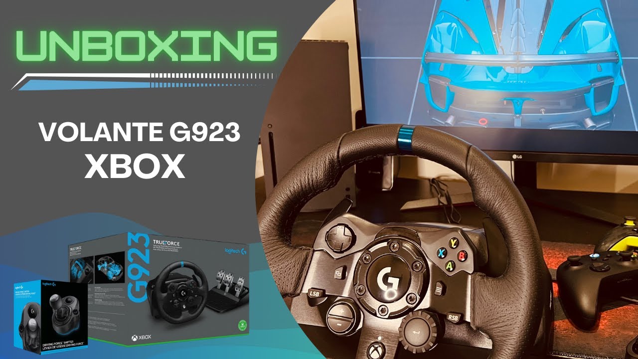 Unboxing Logitech G923 + Shifter
