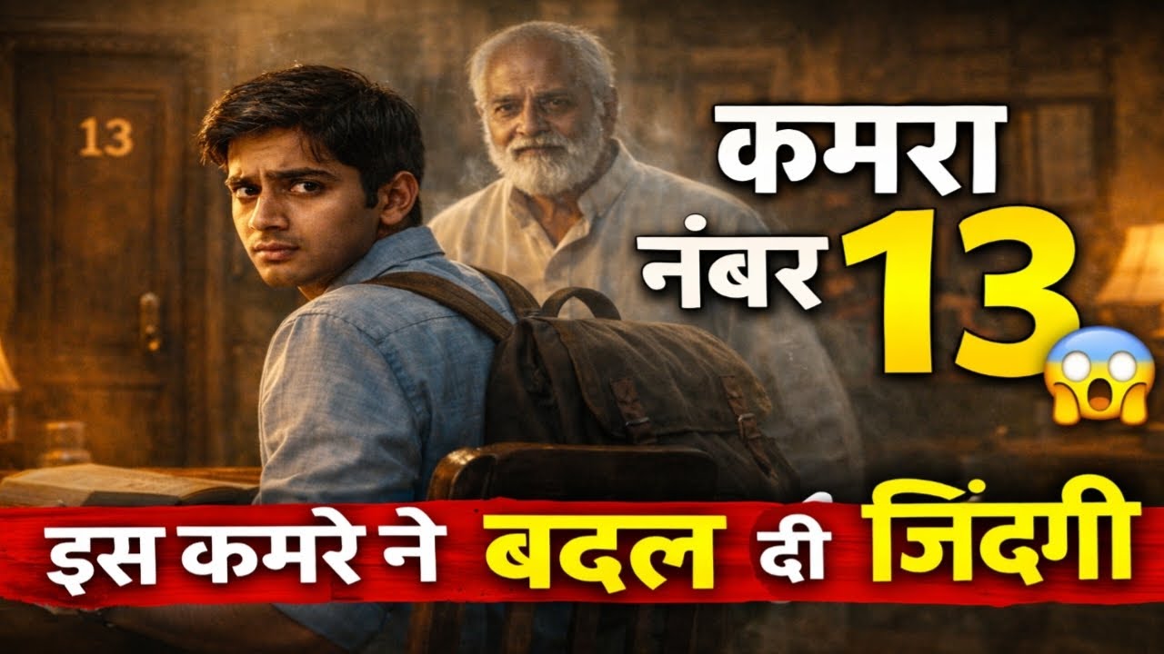 कमरा नंबर 13 का रहस्य 😨 | इस कमरे ने बना दिया एक गरीब लड़के को Scientist | Motivational Story ।