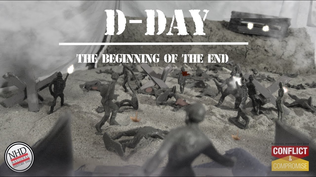 D-Day Army Men Stopmotion documentary National History Day project