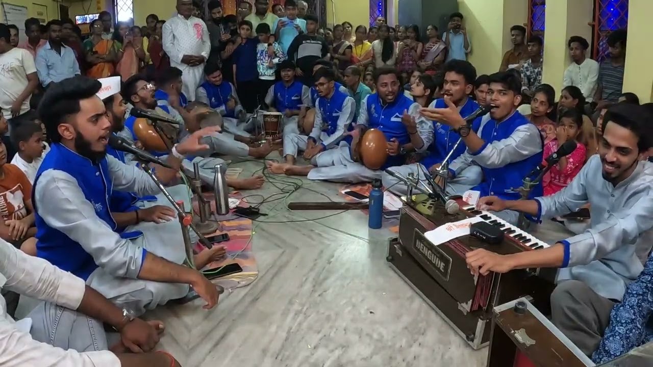 Sai Damodar Ghumat Aarti Mandal Performance at Shree Mandleshwar Temple Shiroda