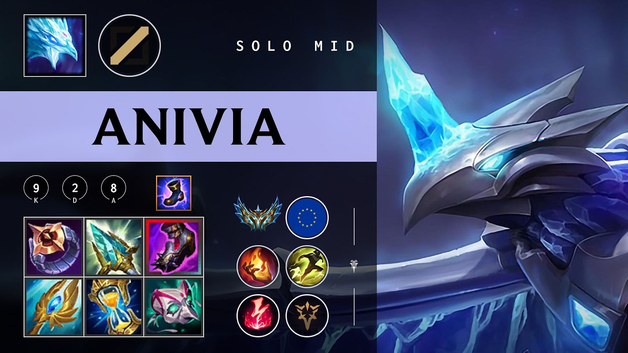 Anivia Mid vs Akali - EUW Challenger Patch 26.05