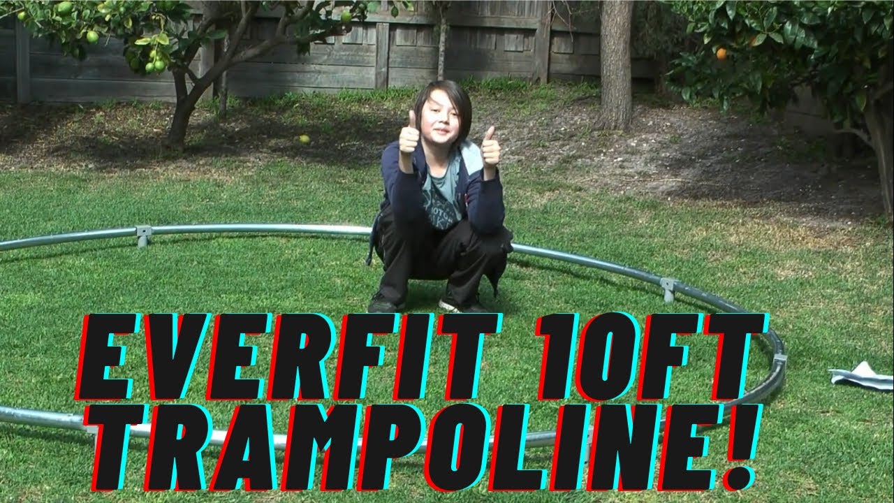 10ft Everfit Trampoline Assembly