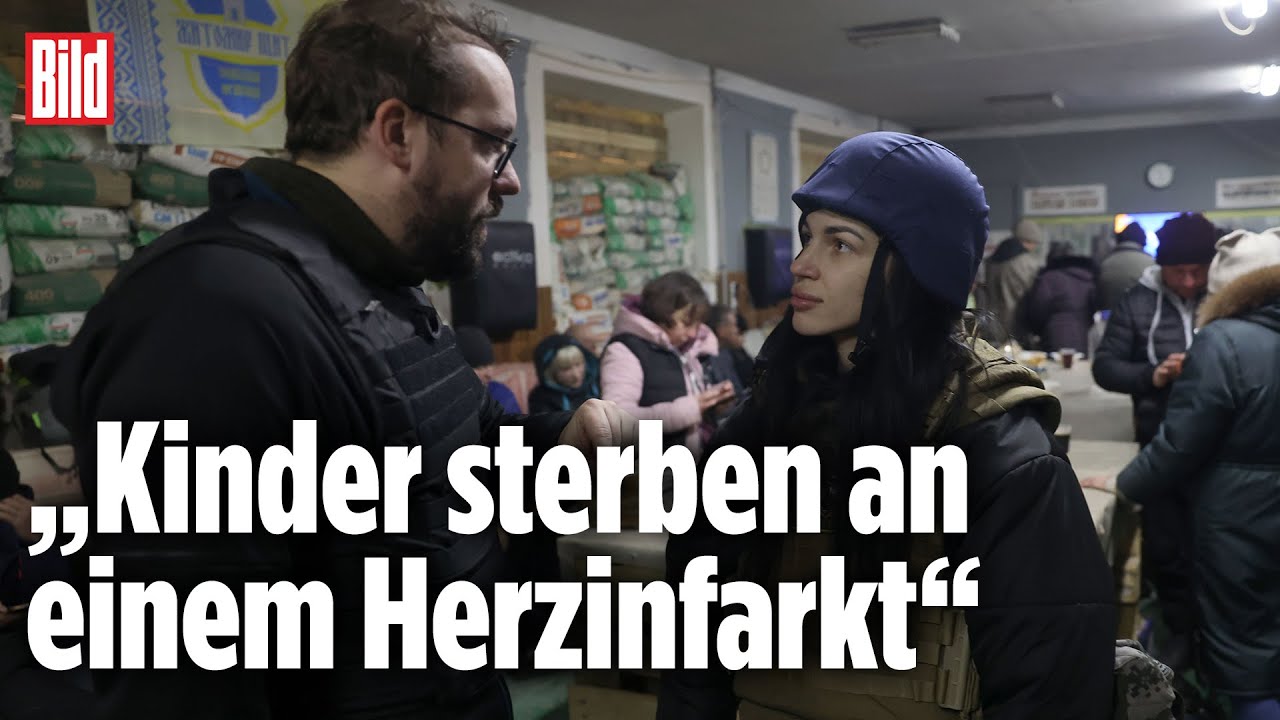300 Kinder sitzen an der Front in Bachmut fest | Ukraine-Krieg | Paul Ronzheimer