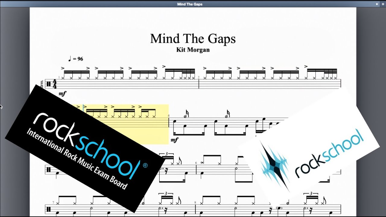 Mind The Gaps Rockschool Grade 8 Drums