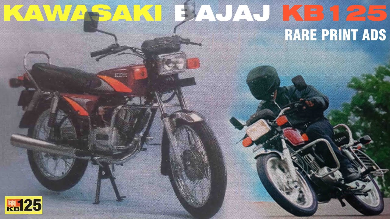 KB 125 : Rare Print Ads of Iconic 2 stroke Kawasaki Bajaj KB 125 | RR125 Prowler | Kawasaki GTO125