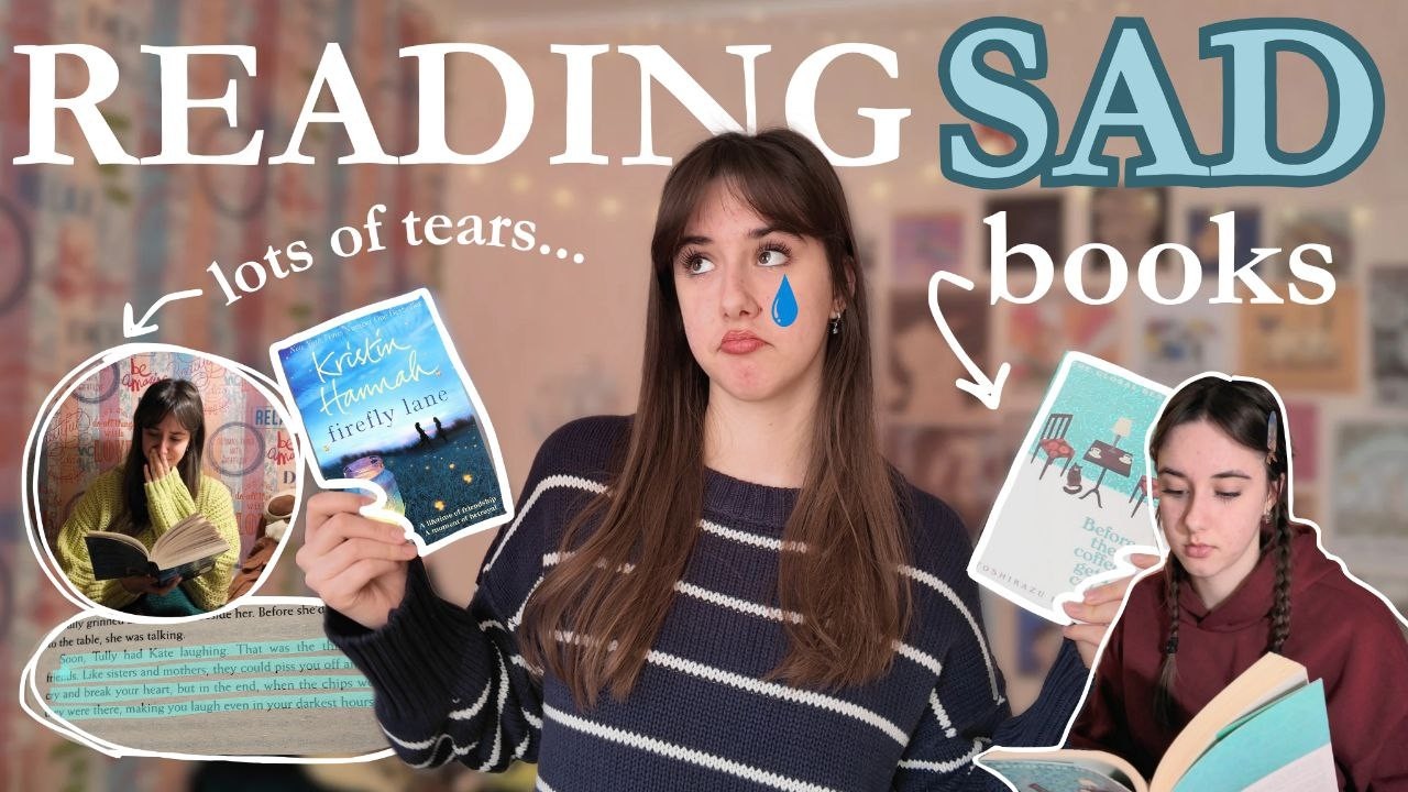 Reading *only* SAD books for a week (spoiler: sobbing a lot)😭💔|| spoiler-free reading vlog