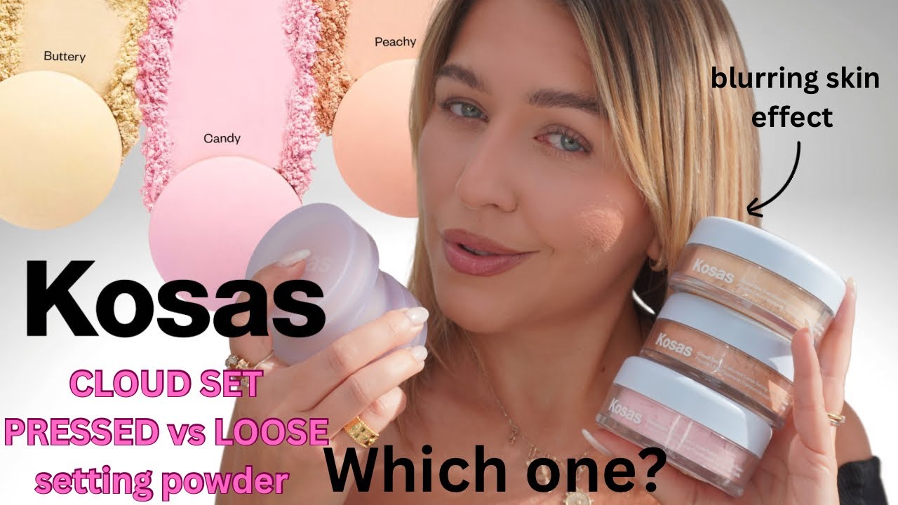 KOSAS Cloud Set loose & pressed powder honest review