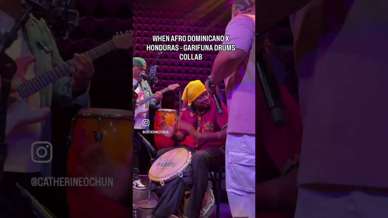 When AFRO DOMININCANO x Hondura Garifuna Drums Collab