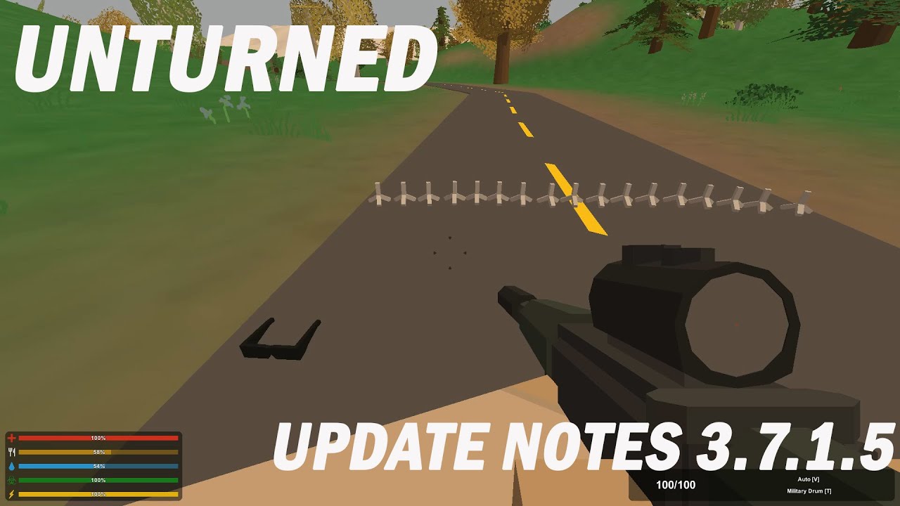 Unturned update notes 3.7.1.5