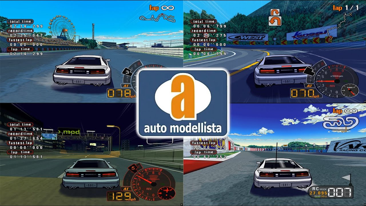 Auto Modellista (PS2) - Все Гоночные Трассы