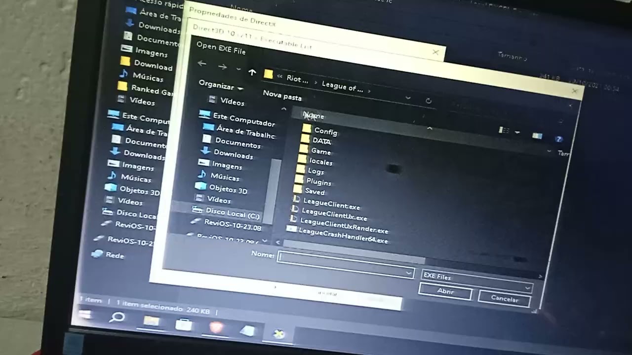 ERRO DIRECTX 11-10 LOL FEVEREIRO 2026 PT1