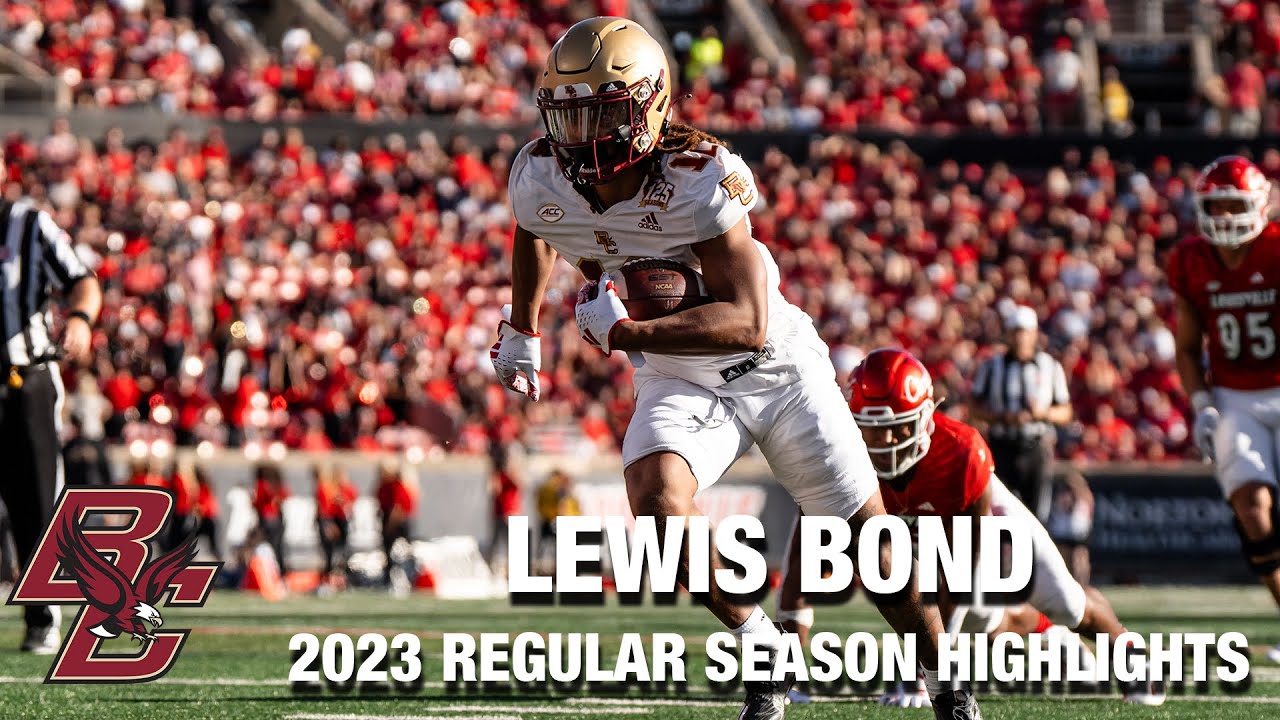 Lewis Bond 2023 Regular Season Highlights | Boston College WR