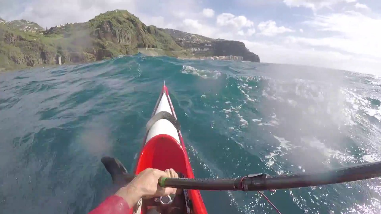 Madeira Island Surfski Downwind 15k`s Calheta - Ribeira Brava