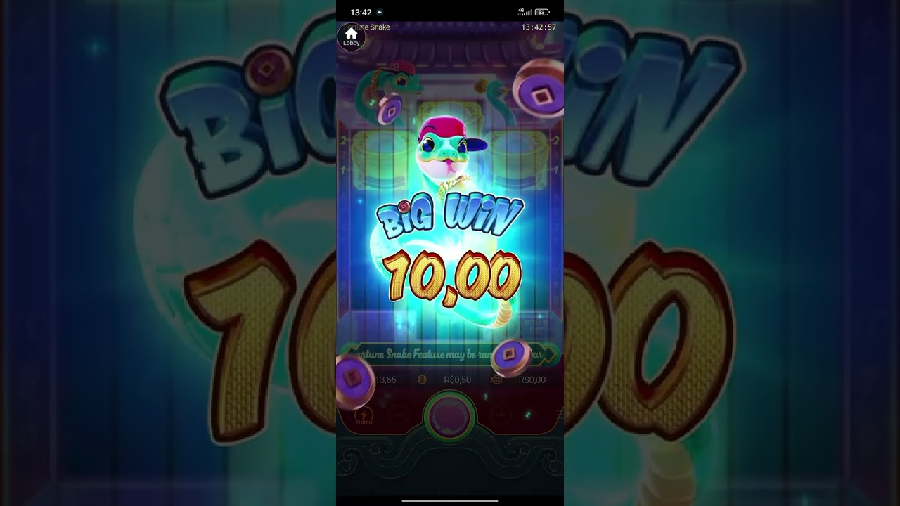 TENTANDO SUBIR UMA BANCA DE 10 REAIS NO FORTUNE SNAKE SERA Q DEU BOM? #viralvideo #slot