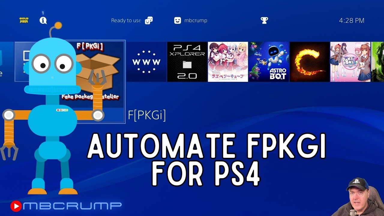Automate FPKGi Metadata for PS4! (jailbreak users)