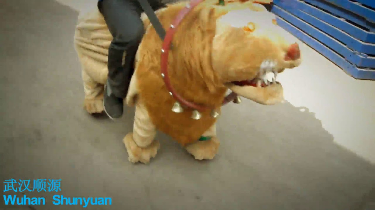 bionic animal walking animal ride playgournd ride lion king