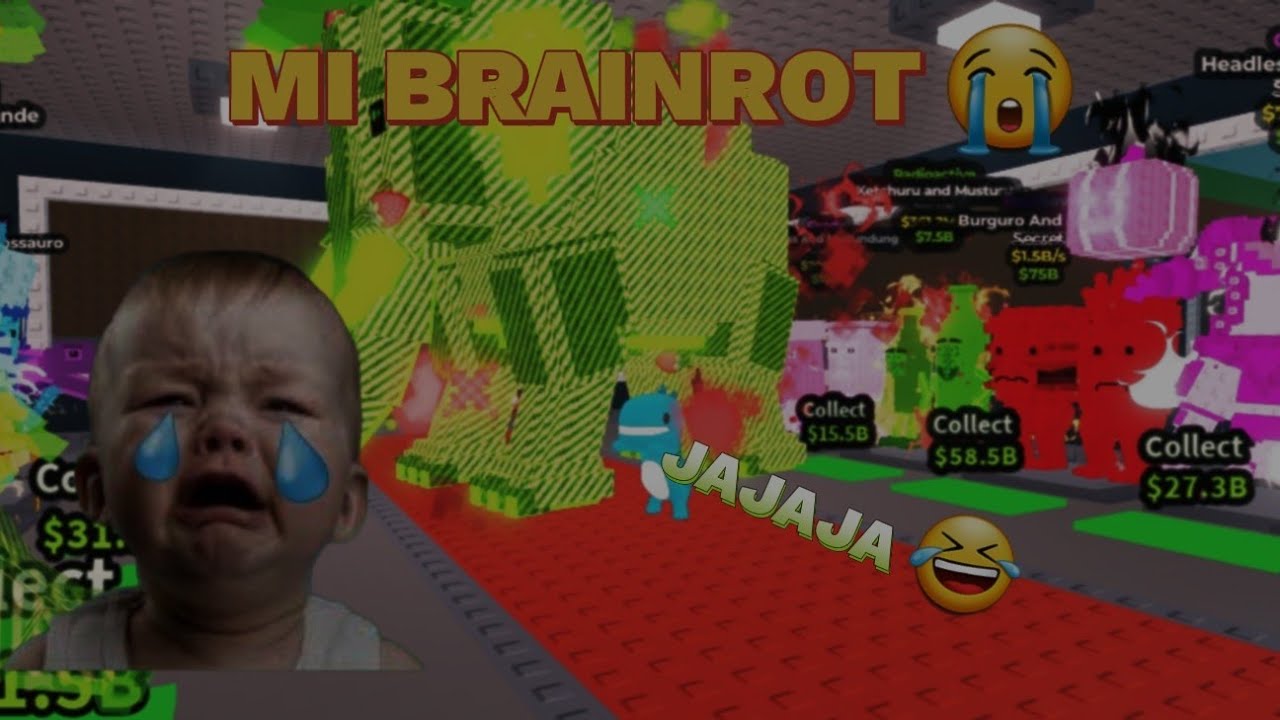 SI TE RIES PIERDES 🤣 NIÑOS LLORANDO POR UN BRAINROT 🥲 - ROBLOX - PARTE 5