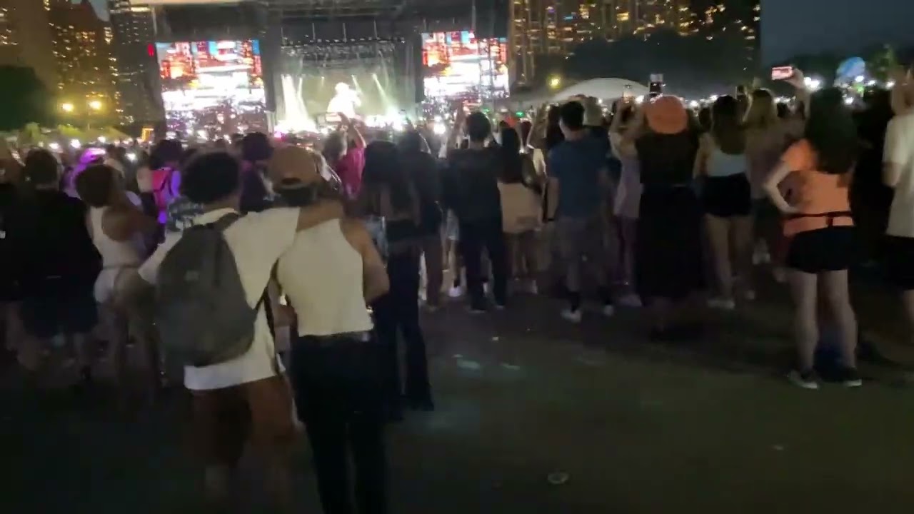 J-Hope taking stage at Lollapalooza ~{FANCAM}~