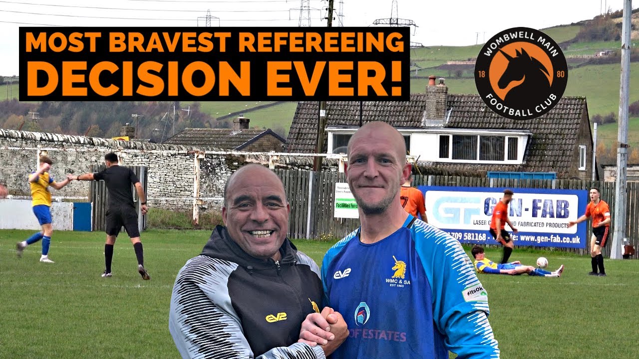MOST BRAVEST REFEREEING DECISION EVER!?! JAMIE VARDY'S OLD CLUB!