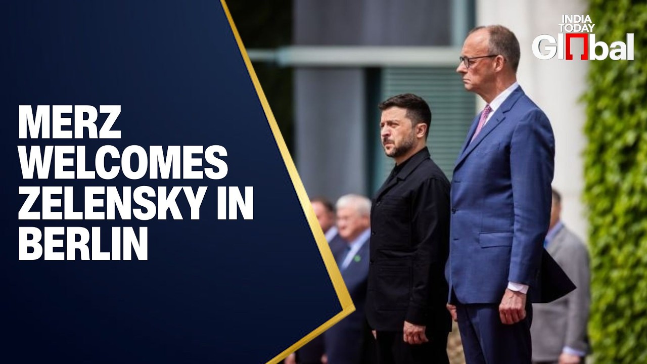 LIVE: Merz Welcomes Zelensky in Berlin with Full Military Honors