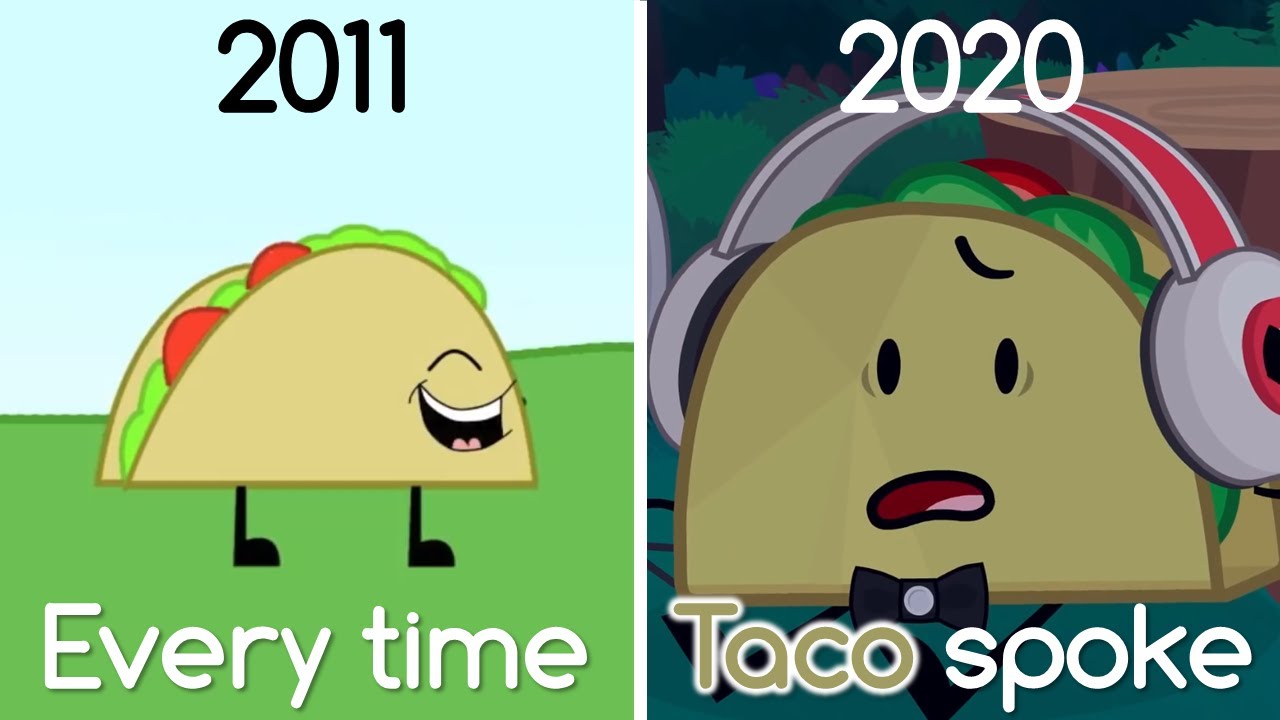 Every time Taco spoke in Inanimate Insanity (Updated version in desc!)