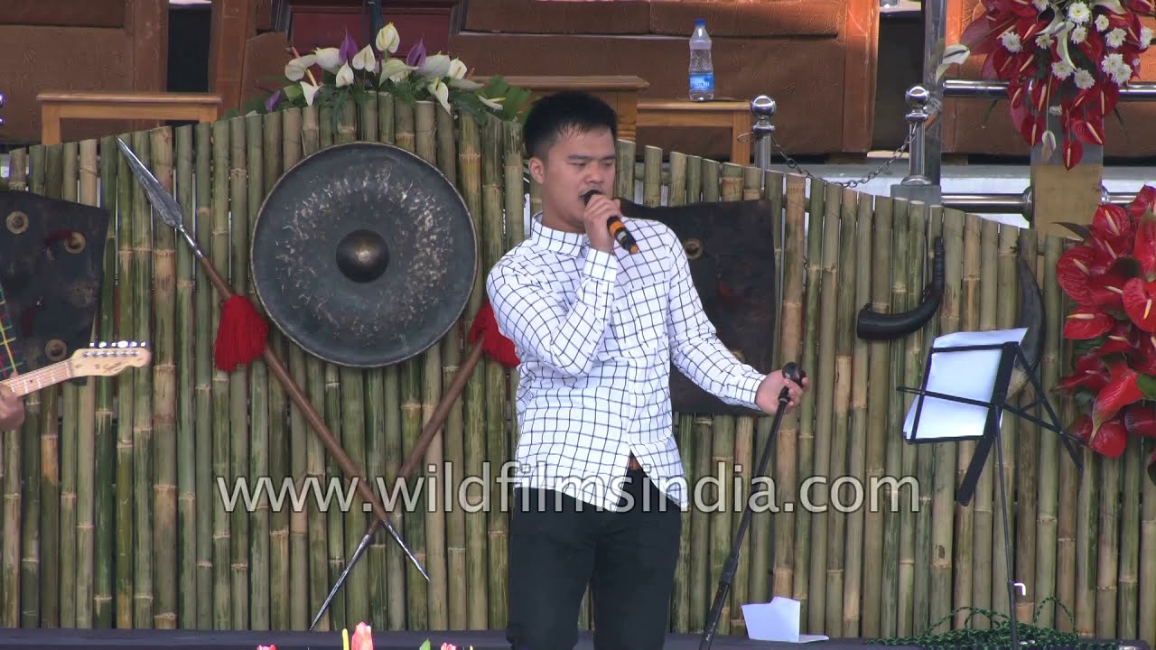 Avora Records performs Valto lo at Chapchar Kut Spring Festival in Mizoram, India