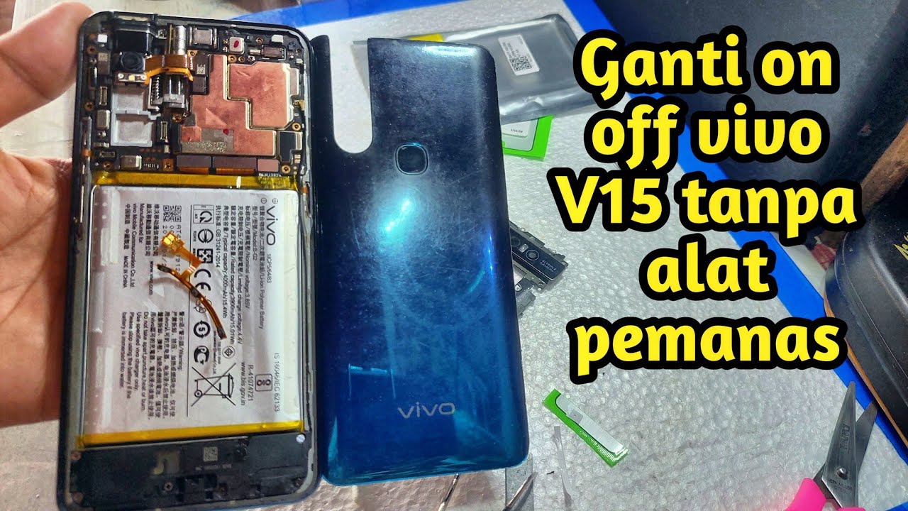 Cara ganti flexible on off&volume vivo V15 || How to change the flexible on and off Vivo V15