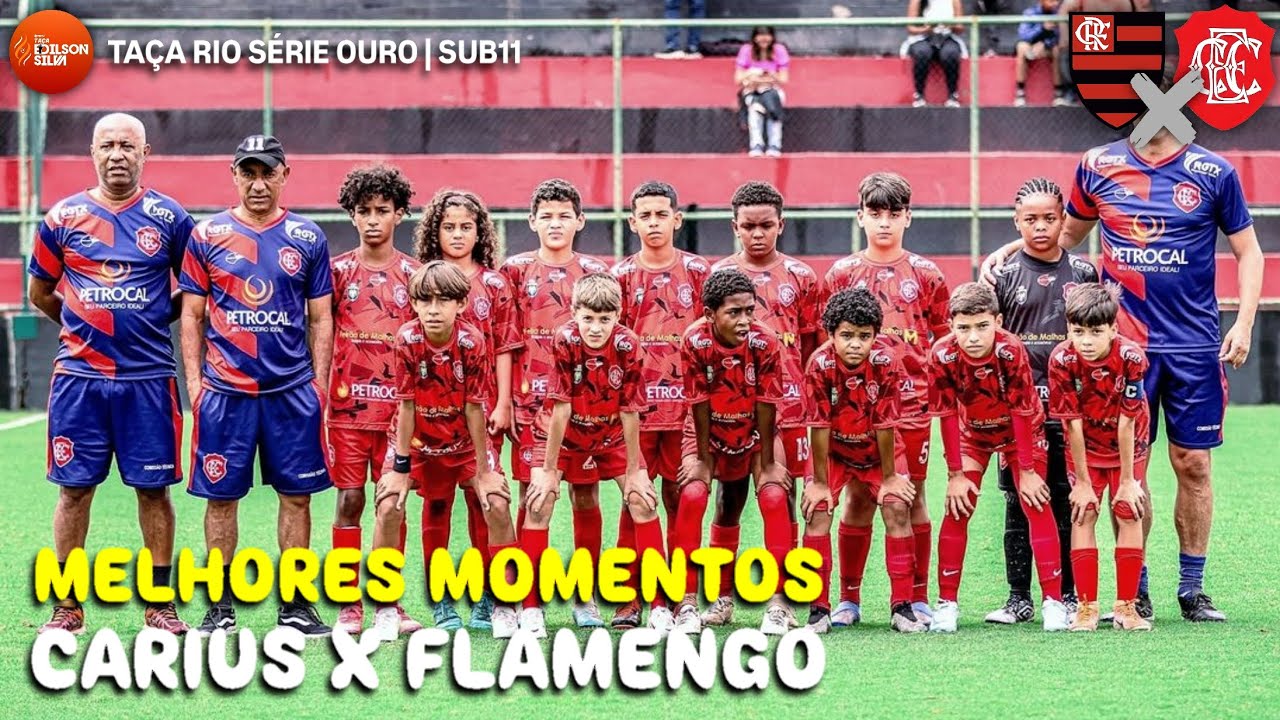 TAÇA RIO SÉRIE OURO SUB11 | Flamengo x Cascatinha, melhores momentos Carius, capitão e camisa 6.