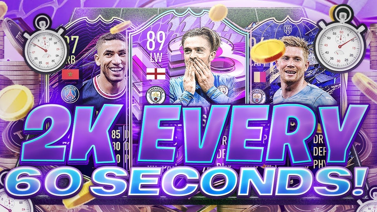 OMG! 2K EVERY 60 SECONDS FIFA 22 BEST TRADING METHOD (FIFA 22 SNIPING FILTERS & FLIPPING)