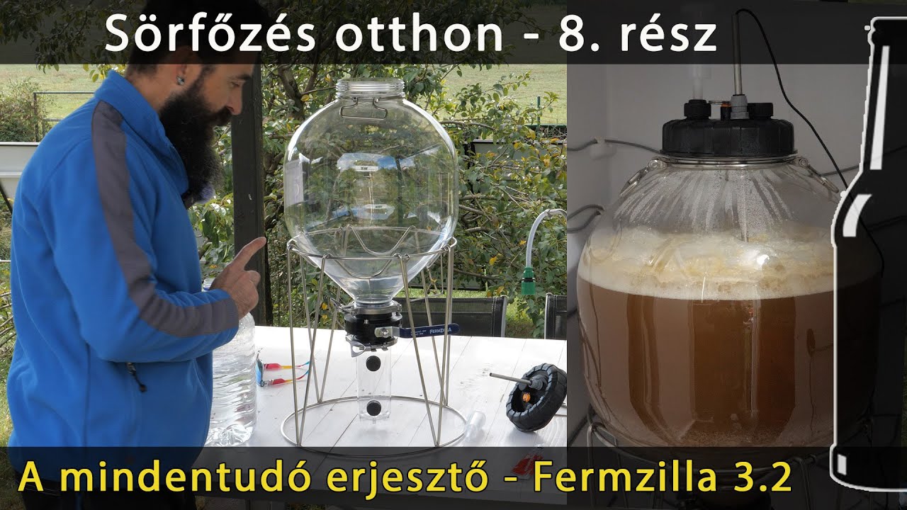Sörfőzés otthon - 8. rész - a majdnem mindent tudó erjesztő -  Fermzilla 3.2 + belga búza sör