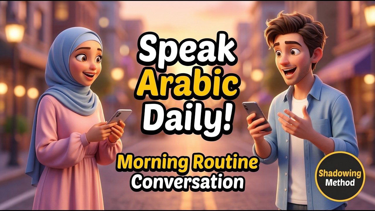 Arabic Shadowing for Beginners | Learn Arabic Through Real Conversations (Street Dialogue Lesson)