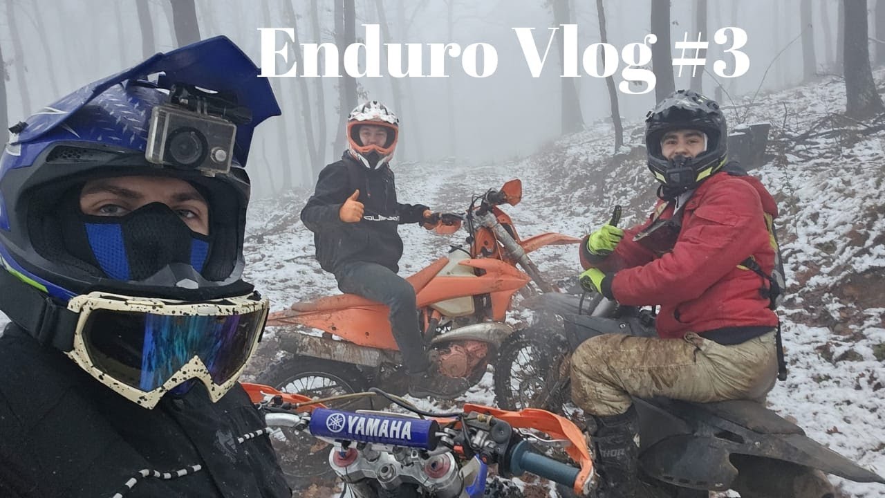 EnduroVlog#3 Am dat de zăpadă [s-a stricat chinezu]😔😔😔