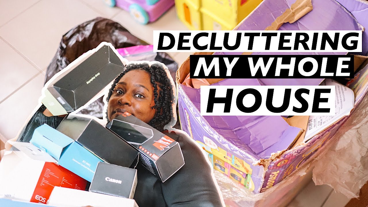 DECLUTTERING & THROWING Out The JUNK In My NIGERIAN HOME | HOW TO MAINTAIN A CLUTTER-FREE HOME
