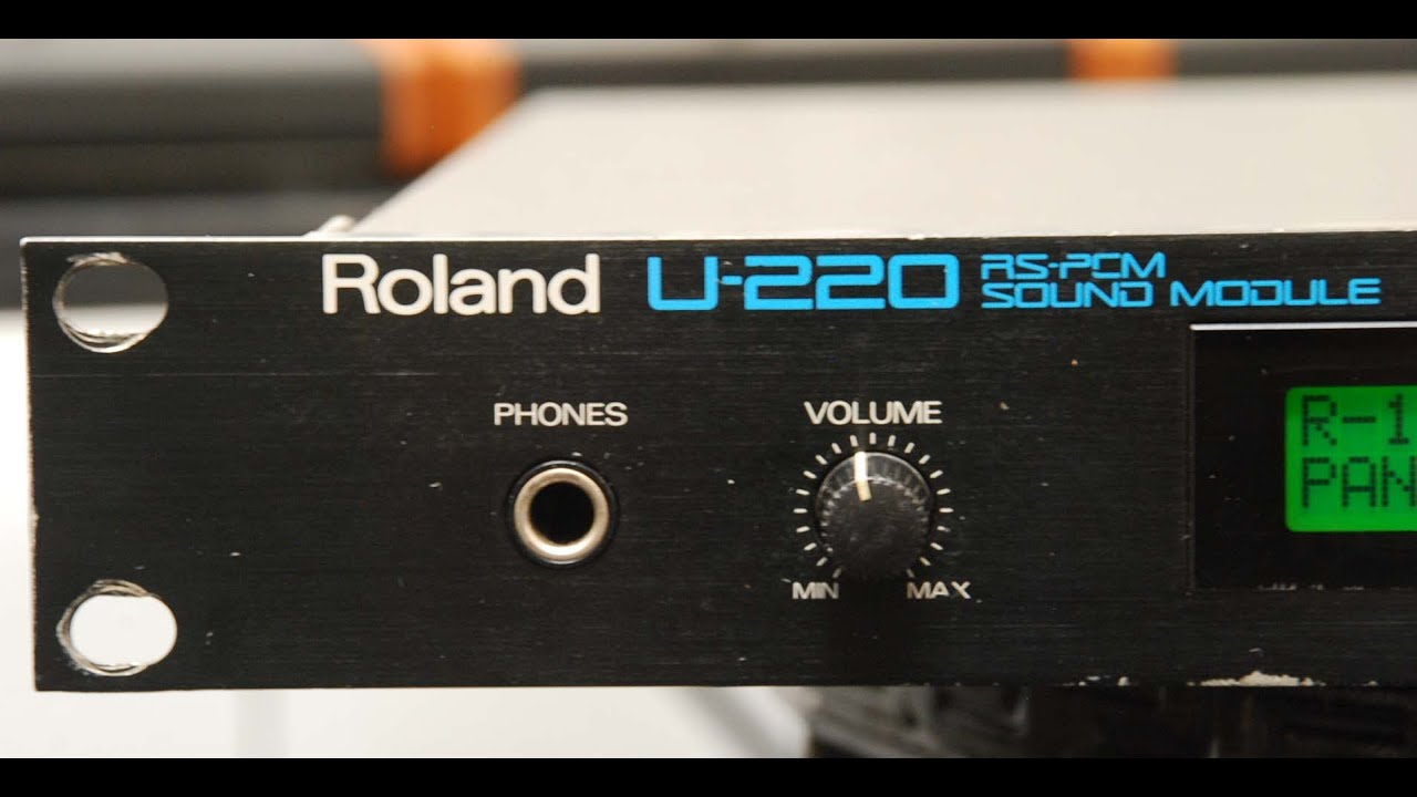 Roland U-220 Factory ROM Play Demo Songs