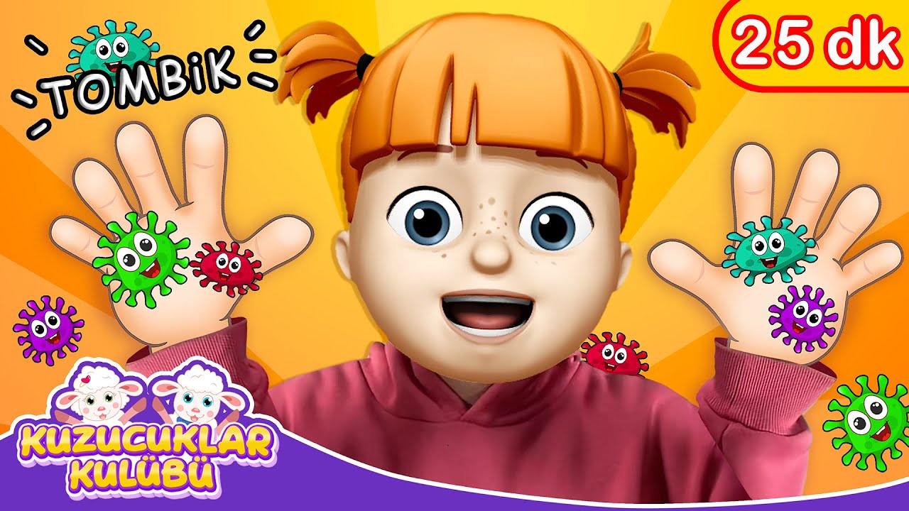 Ellerim Tombik Tombik | Eğlenceli & Eğitici Okul Öncesi Çocuk Şarkıları | Kuzucuklar Kulübü
