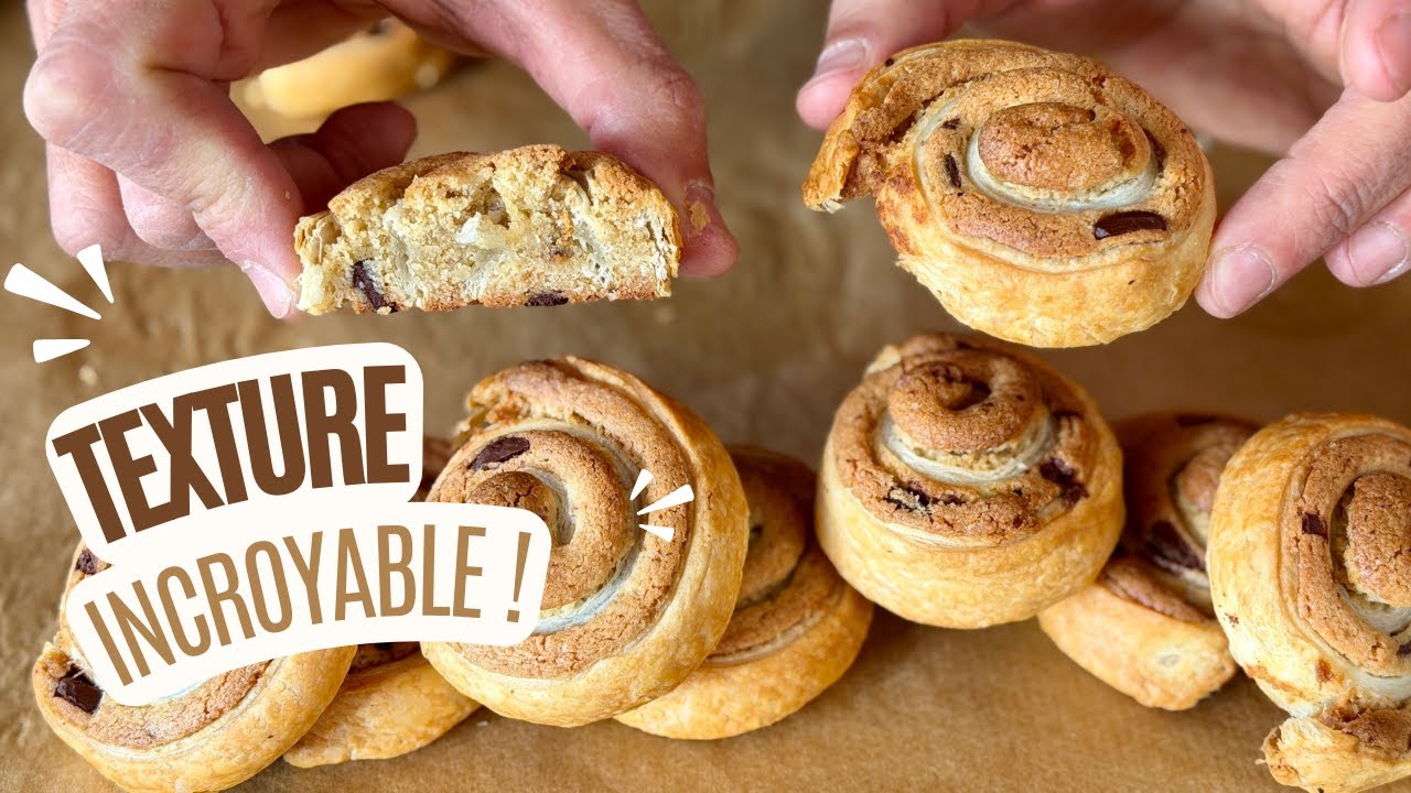 J’ai détourné la pâte feuilletée pour faire les cookies les plus gourmands