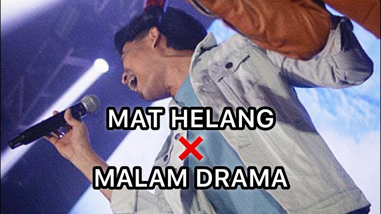 BIARKANLAH Live At Malam Drama | MAT HELANG x DRAMA BAND