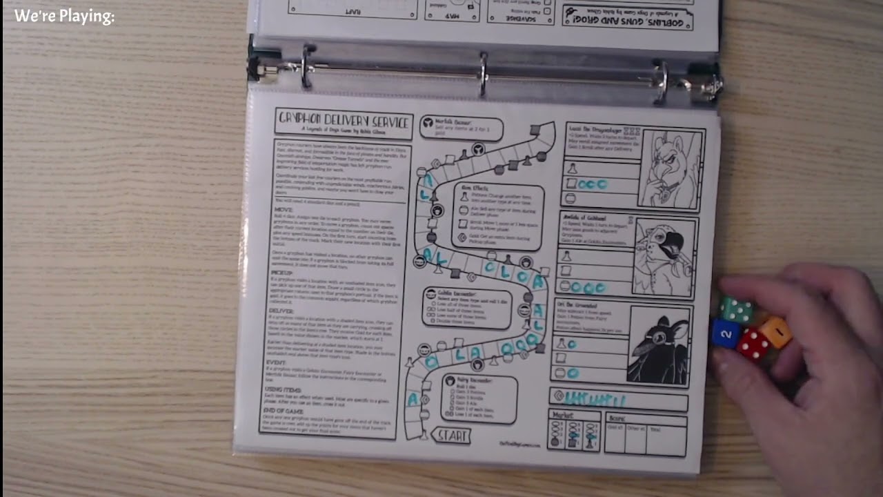 A Year of Solo Board Gaming, Game 360: Gryphon Delivery Service