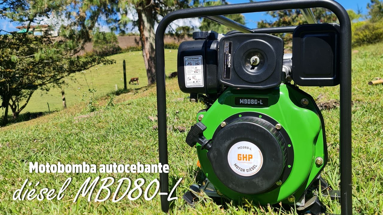 Tutorial | ¿Cómo usar la MOTOBOMBA autocebante DIÉSEL MBD80-L? | Ecomax