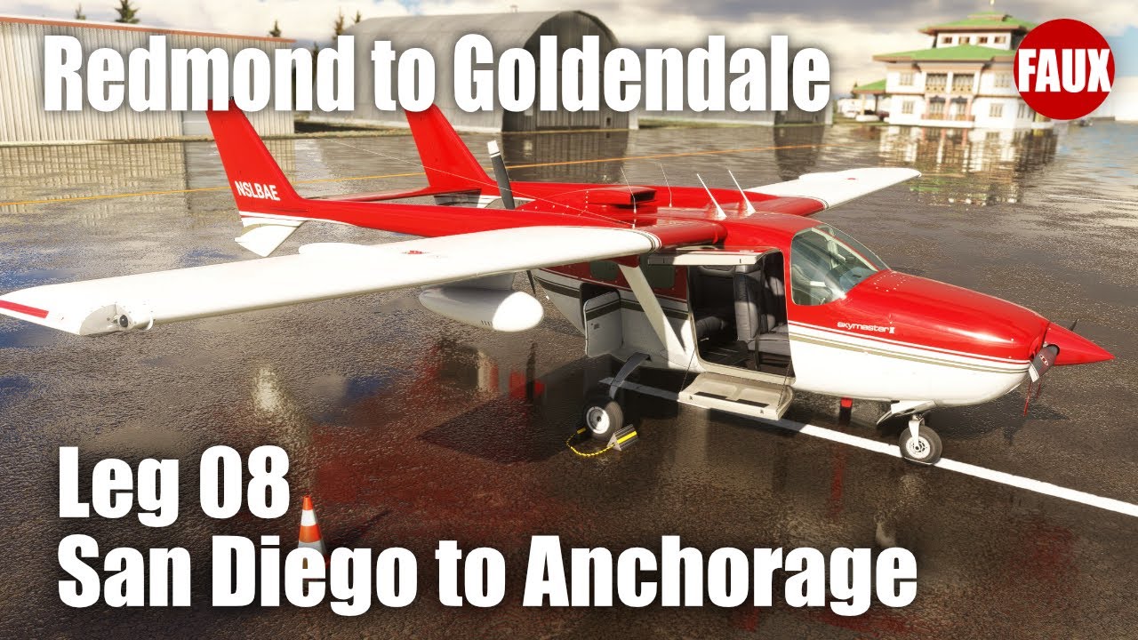 San Diego - Anchorage Leg 08 | KRDM - S20 | VFR | C337 Skymaster | Pilot2ATC | Brunner Yoke/Ped | VR