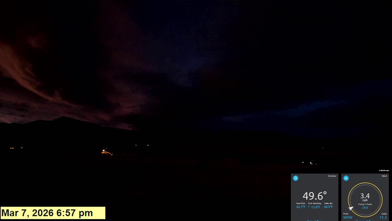 Weathercam Live -  Boulder Valley, MT