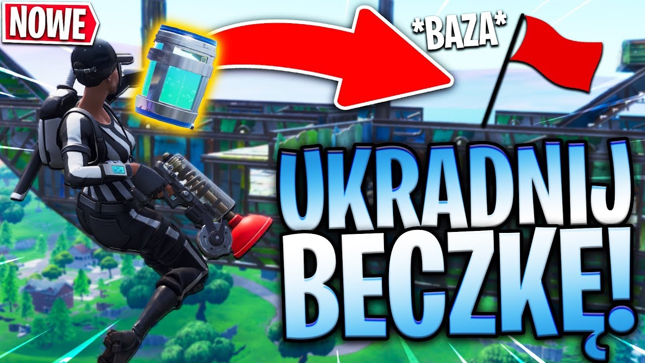 🔥 UKRADNIJ BECZKĘ! *NOWY* TRYB PLACU ZABAW! | Fortnite - Battle Royale