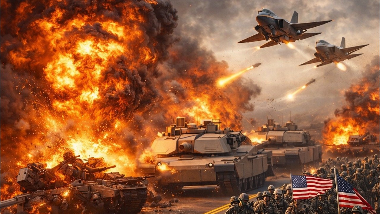 Crimson Night! F 35 Precision Strike Destroys Tank Column – ARMA 3