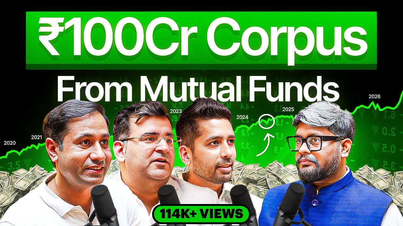 Build EASY ₹100 Crore Portfolio With Mutual Funds | Sanjay Kathuria, Gajendra Kothari & Kirtan Shah