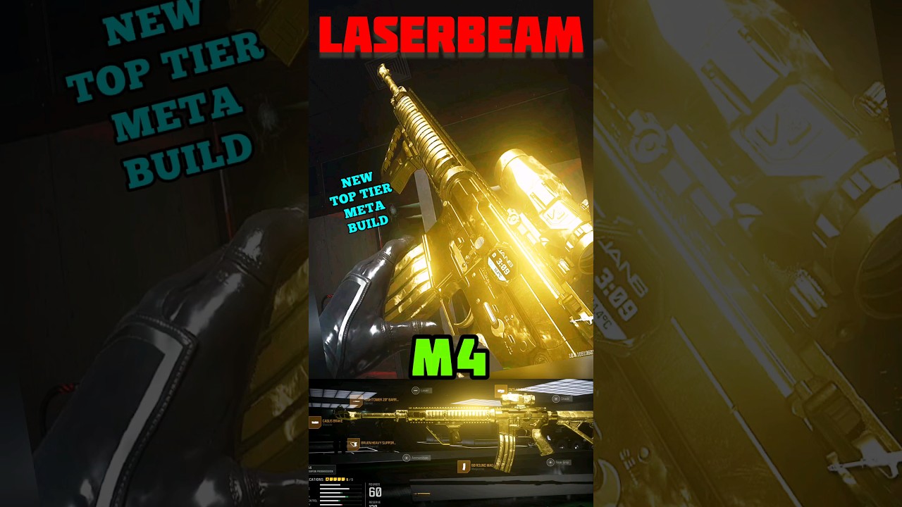 This *M4* Build is LASERBEAM ⚡️ | Best Class Setup | META? | MW3 | COD WARZONE #shorts #viral